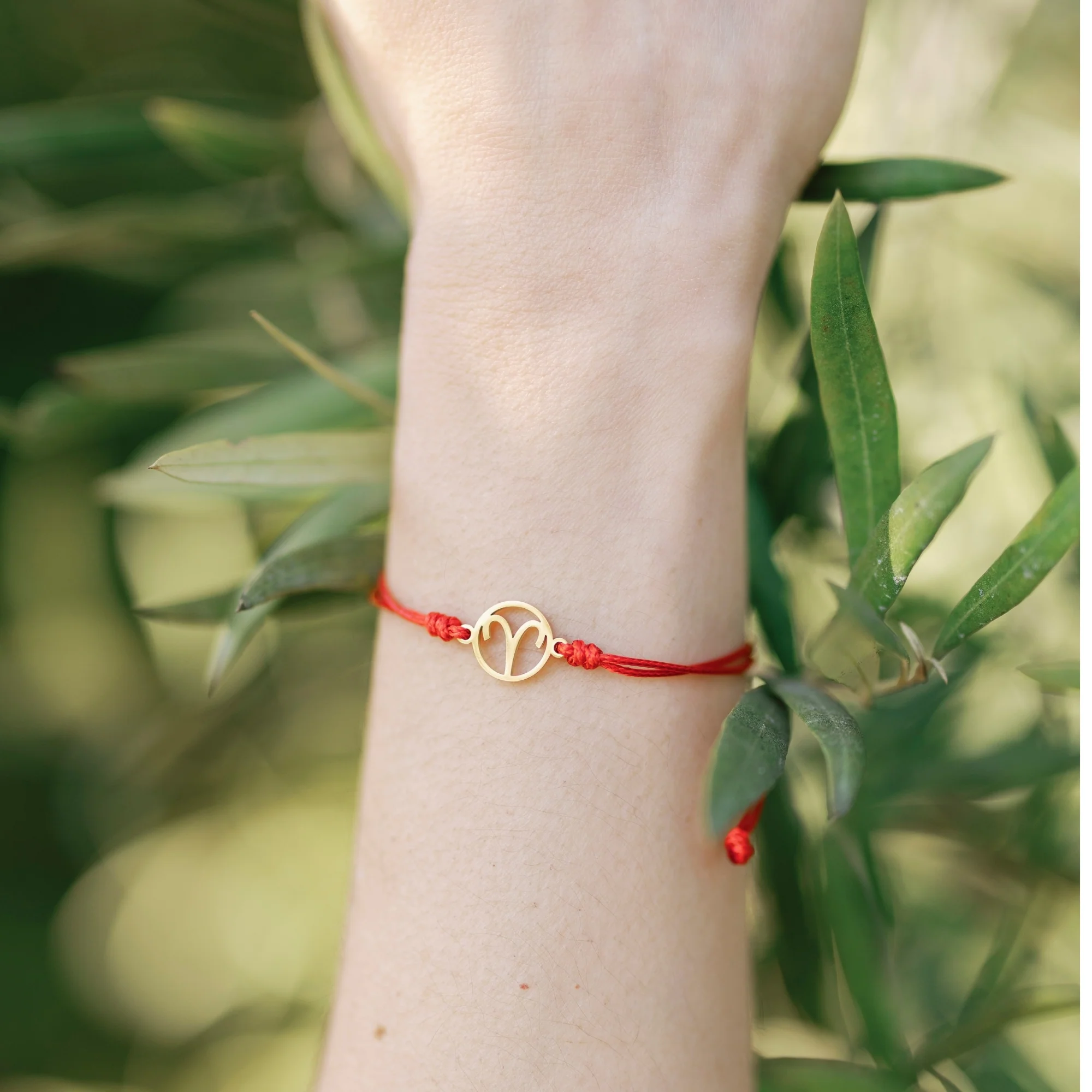 Aries Zodiac Thread Bracelet - Image 3