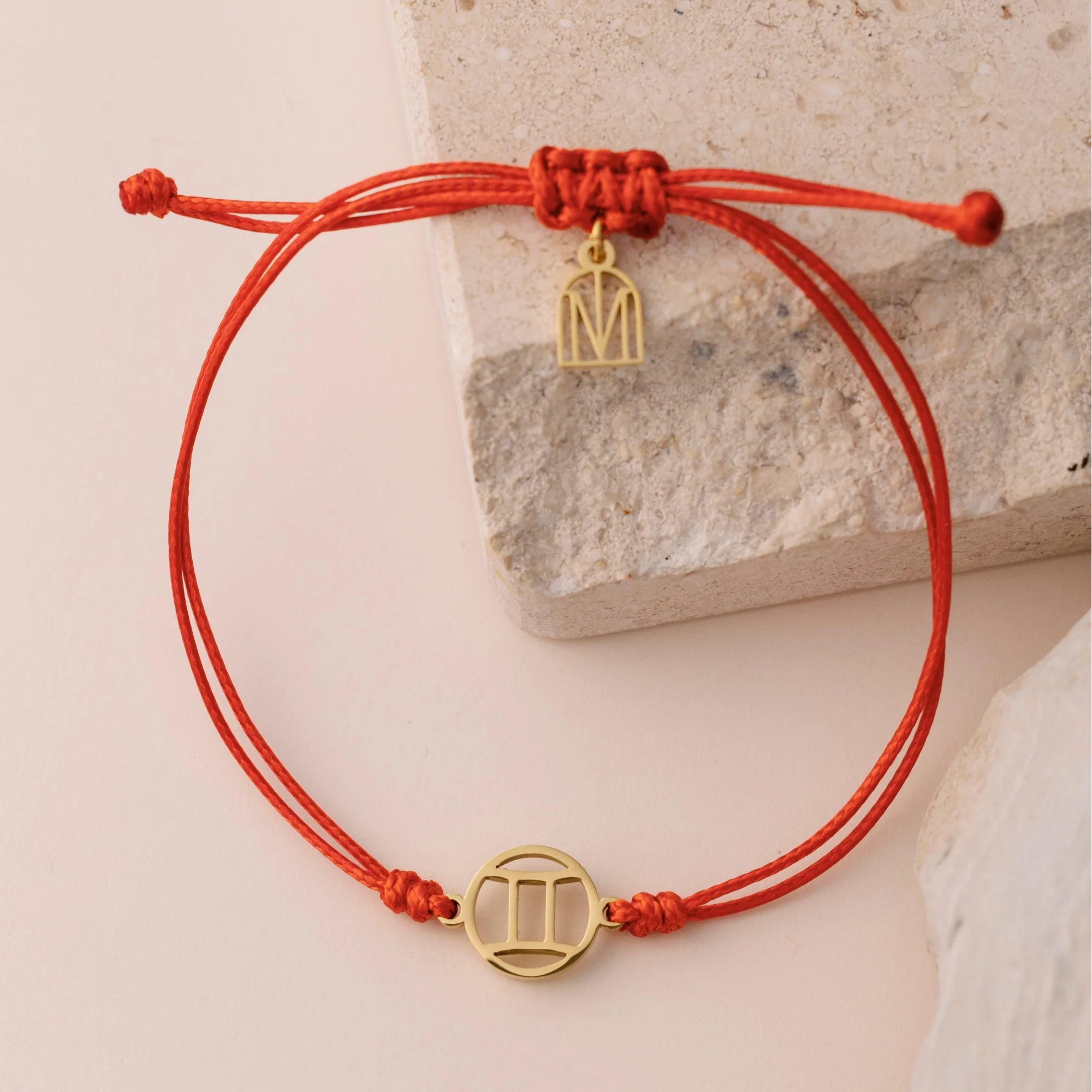 Gemini Zodiac Thread Bracelet - Image 2