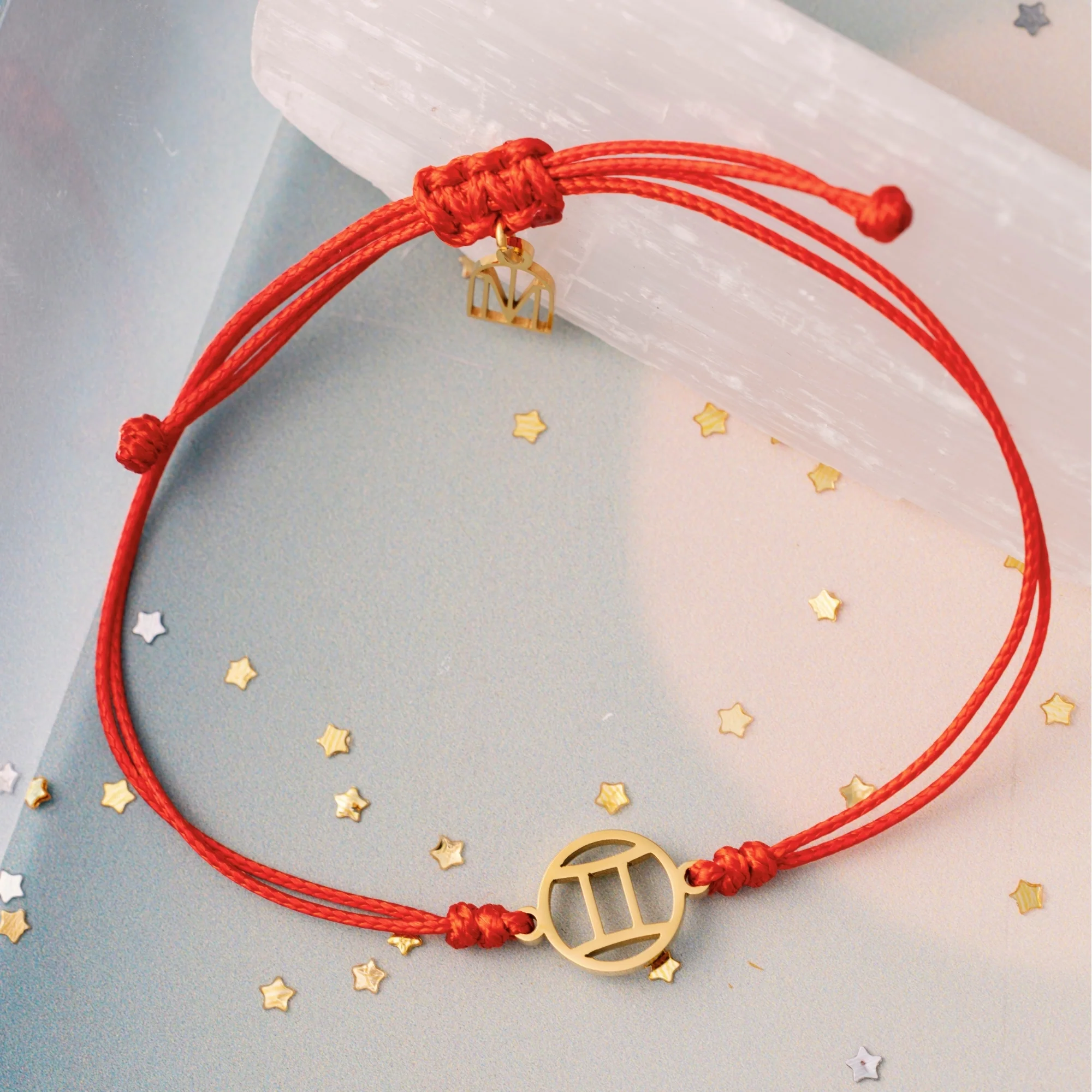 Gemini Zodiac Thread Bracelet - Image 4