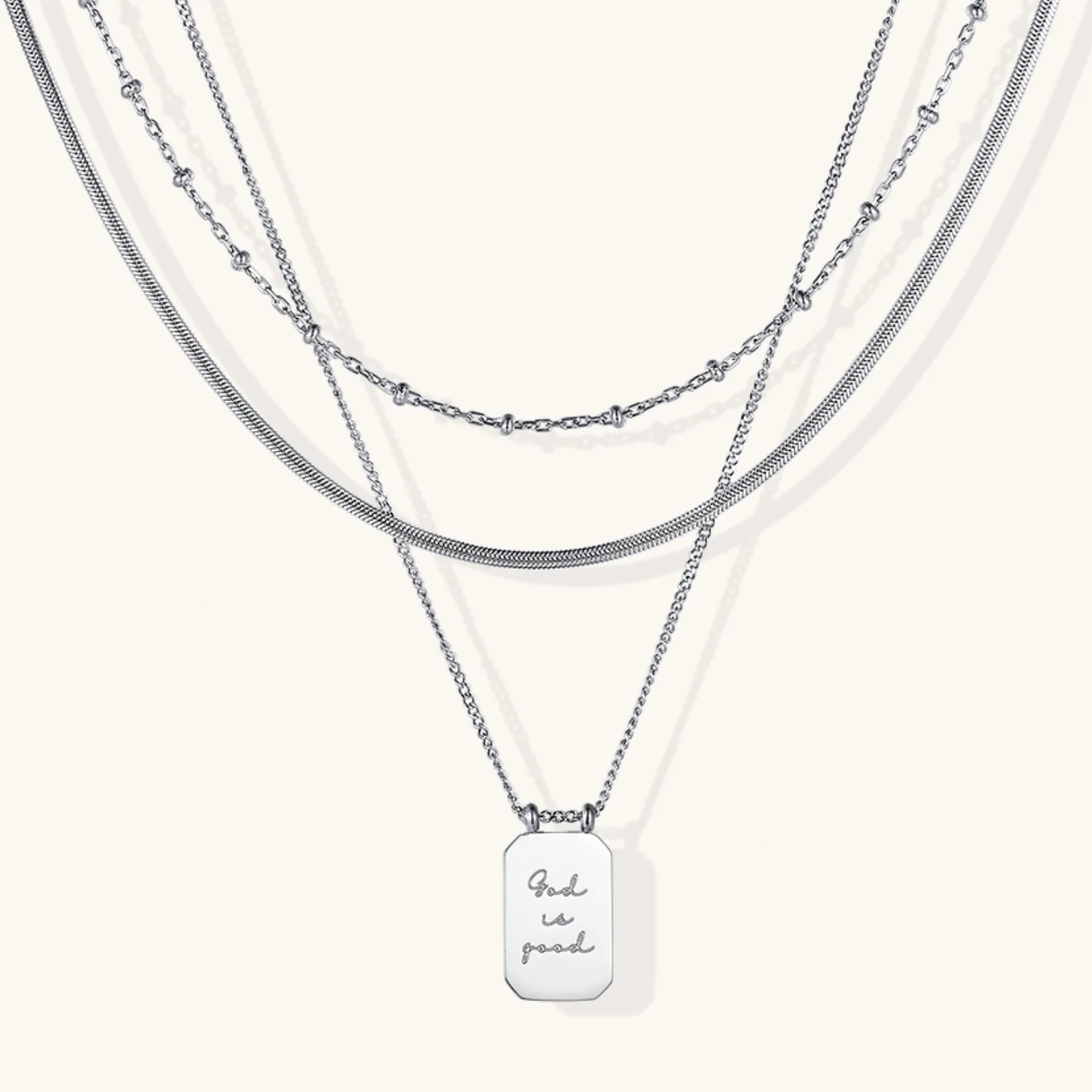 God Is Good - Layered Necklace - Image 2