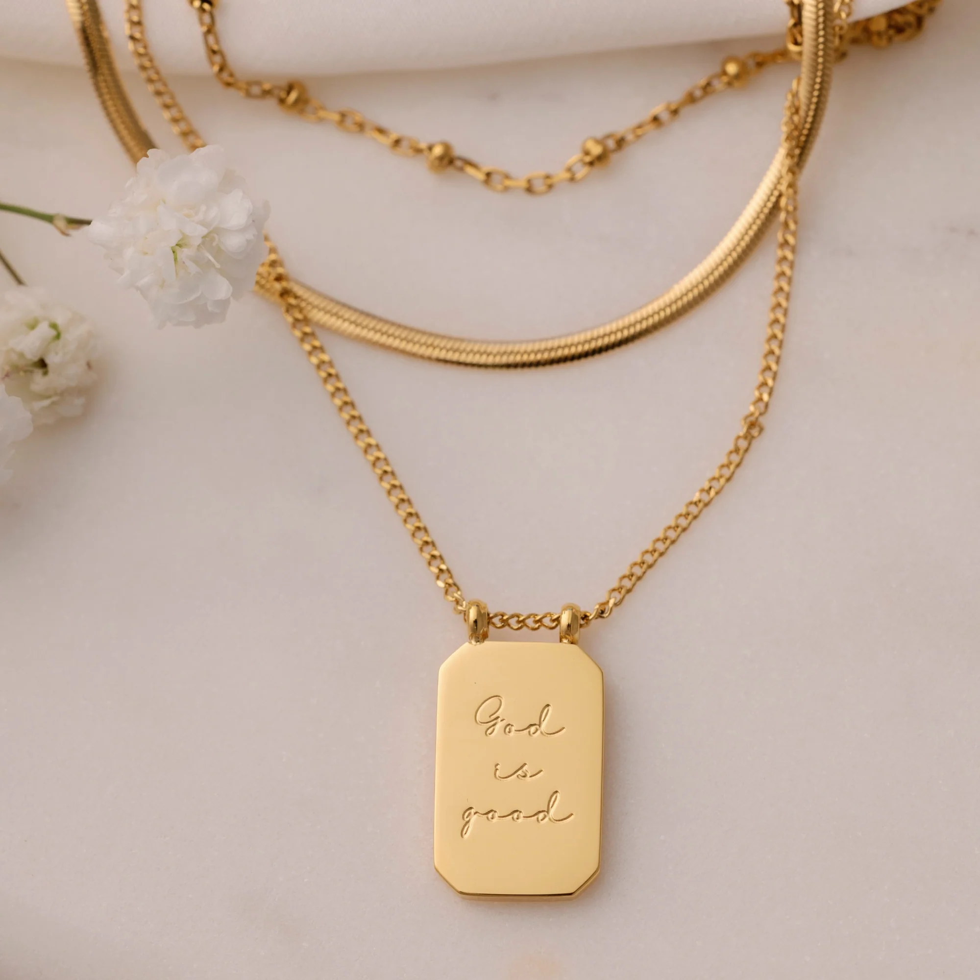 God Is Good - Layered Necklace - Image 5