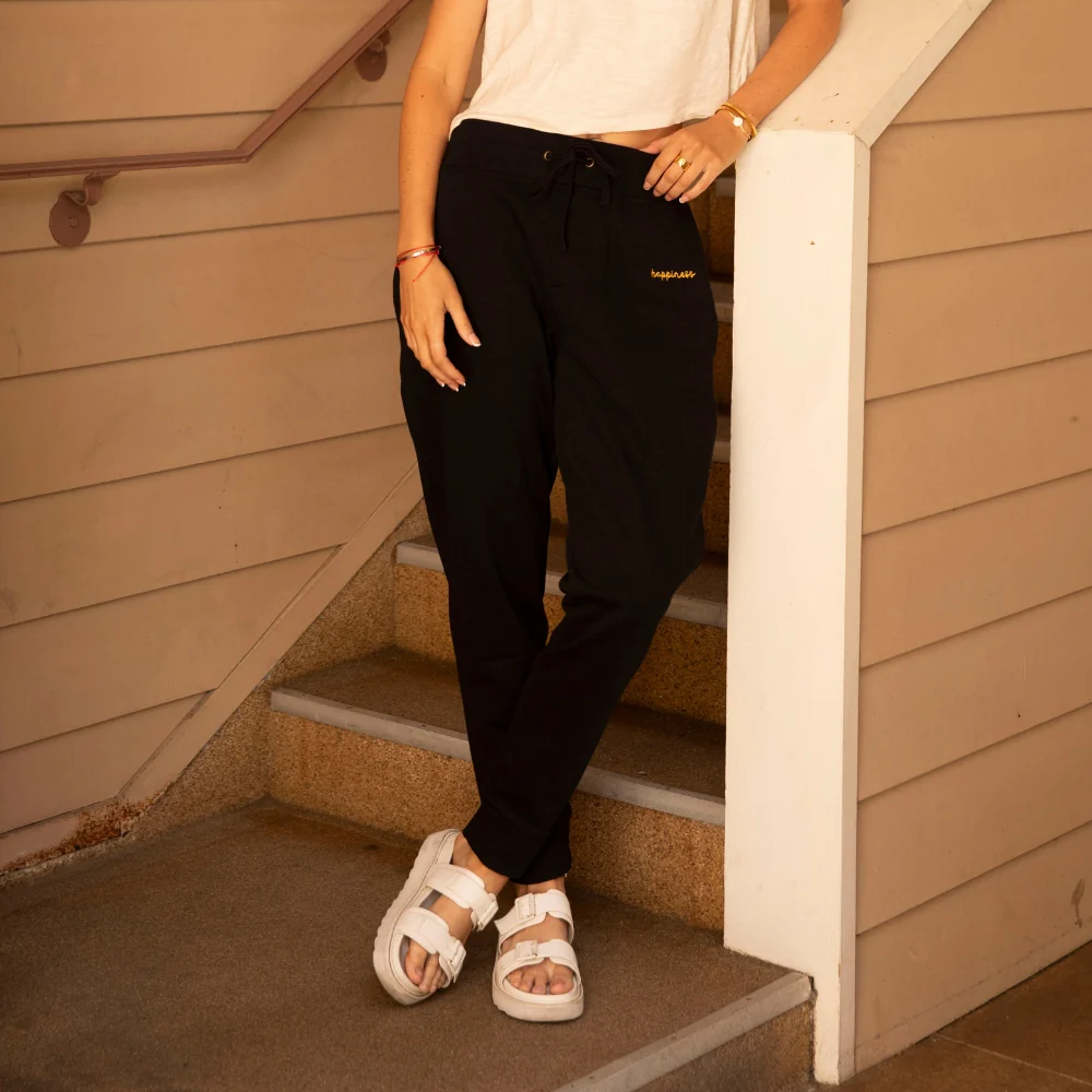 Happiness Black Pants - Organic Cotton - Image 3