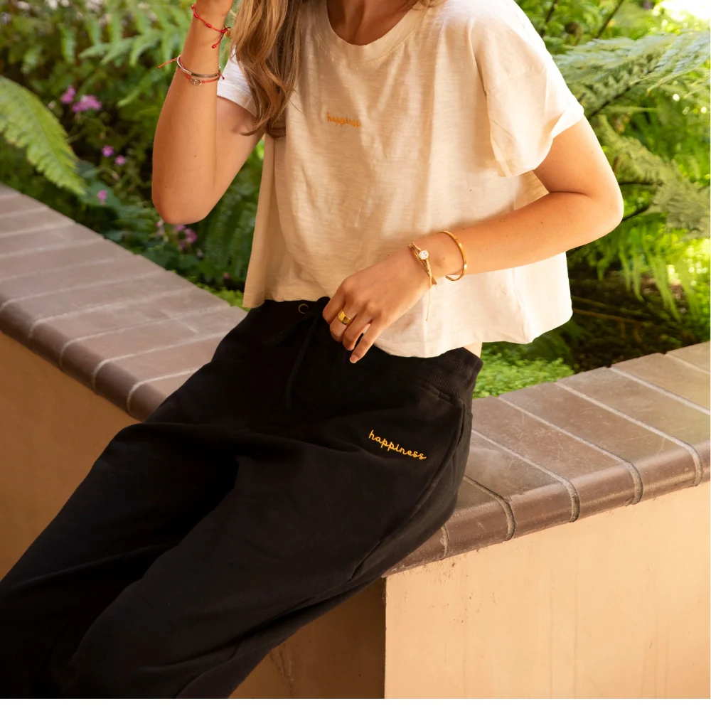 Happiness Black Pants - Organic Cotton - Image 4