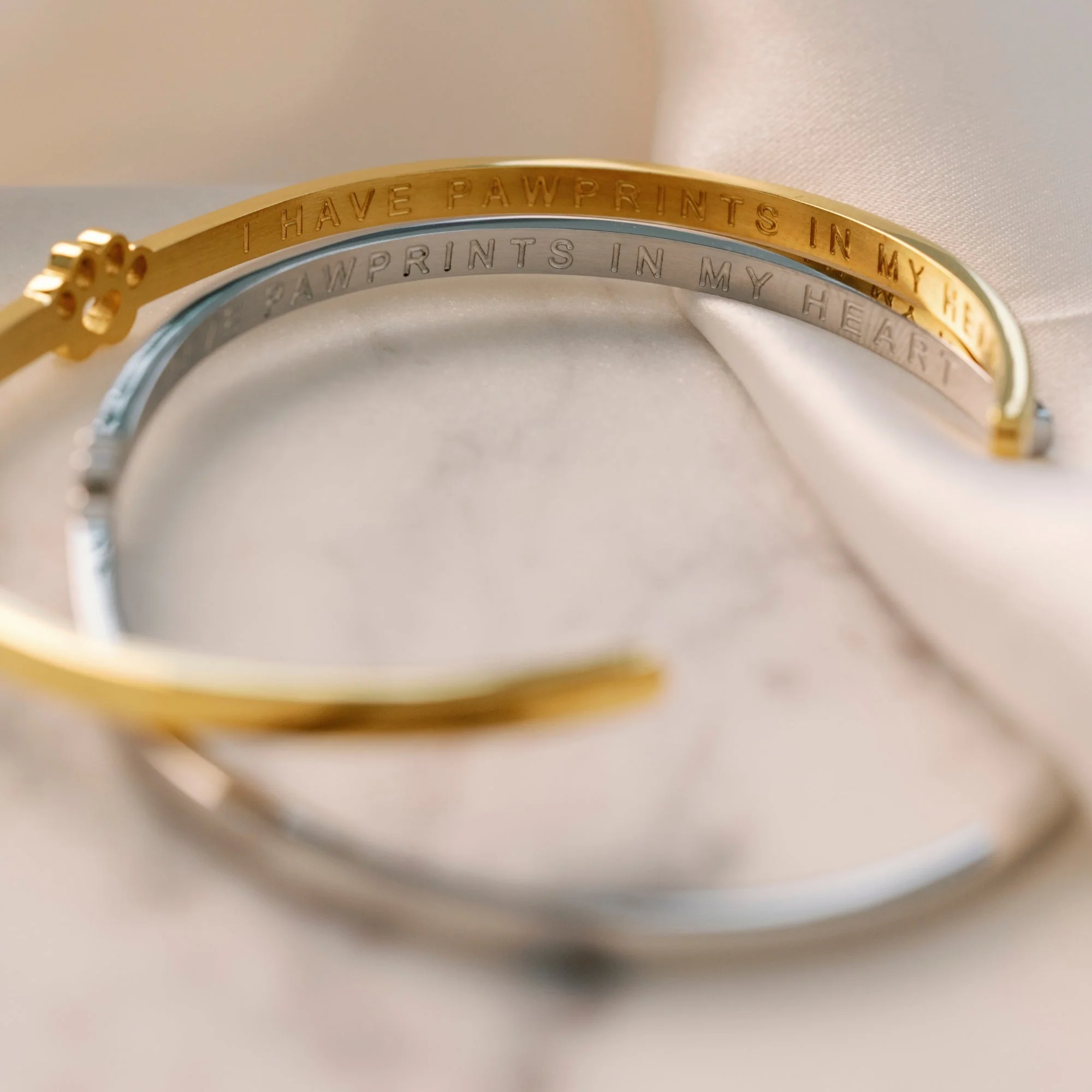 Pawprint Cuff - I Have Pawprints On My Heart - Image 6