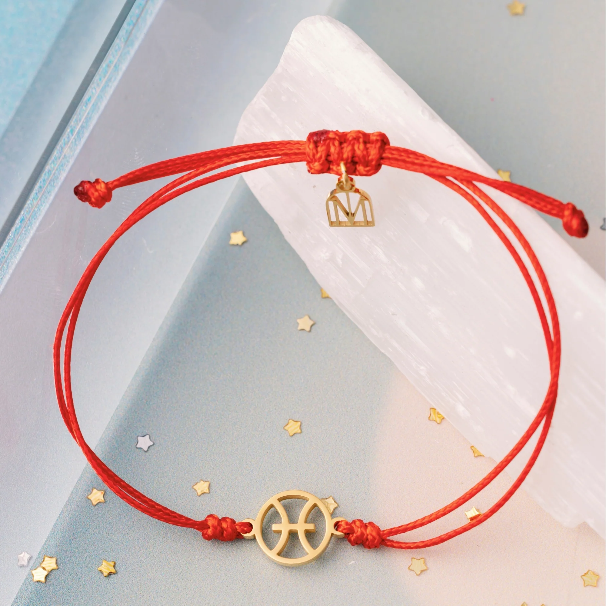 Pisces Zodiac Thread Bracelet - Image 4
