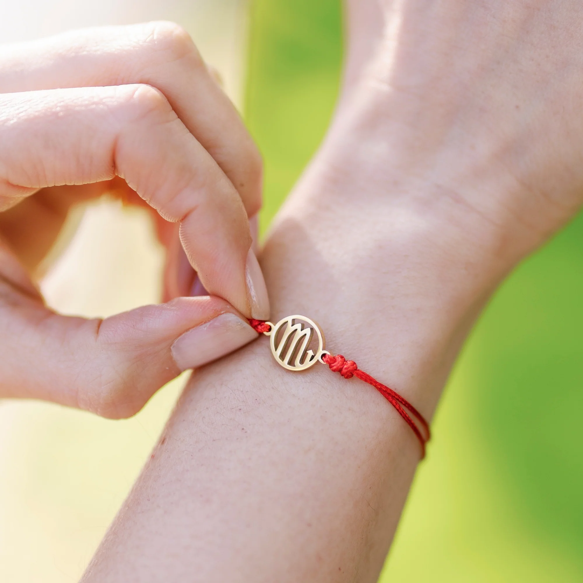 Scorpio Zodiac Thread Bracelet - Image 3