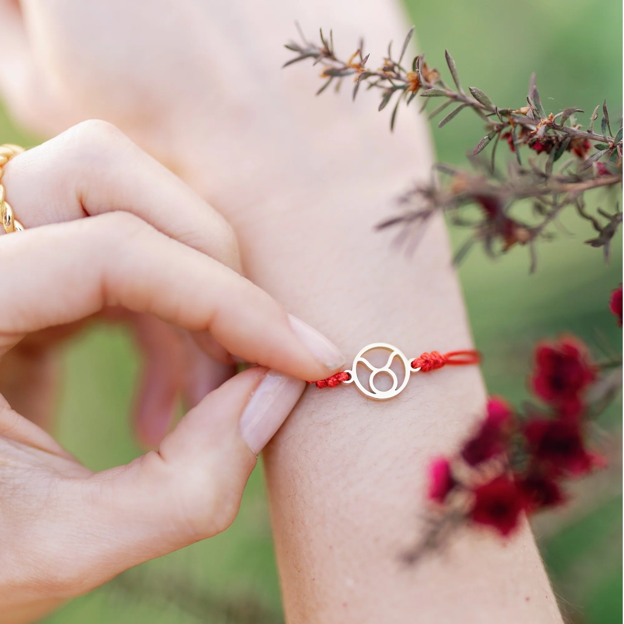Taurus Zodiac Thread Bracelet - Image 3